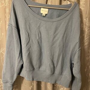 American Eagle Off-the-shoulder Crewneck